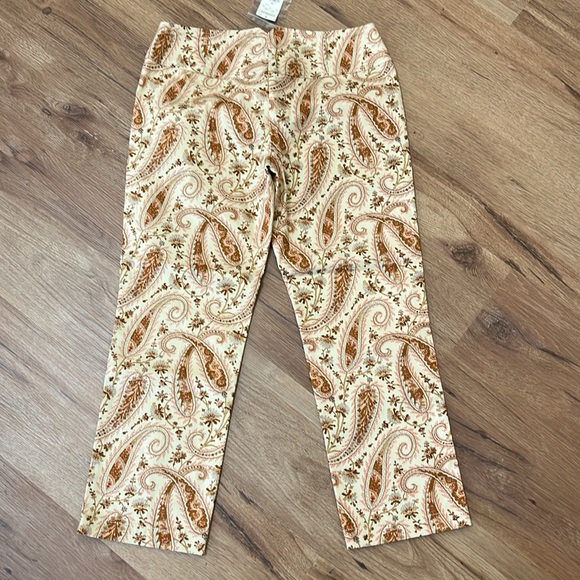 Express paisley cropped pants, size 3/4, NWT - Picture 7 of 7